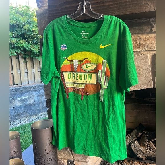 Nike Oregon Ducks 2021 Fiesta Bowl Men’s Tee Large - Picture 2 of 5